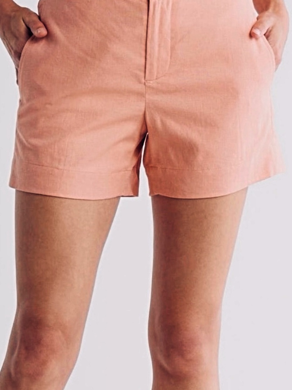 Vince Peach High-Rise Bermuda Shorts